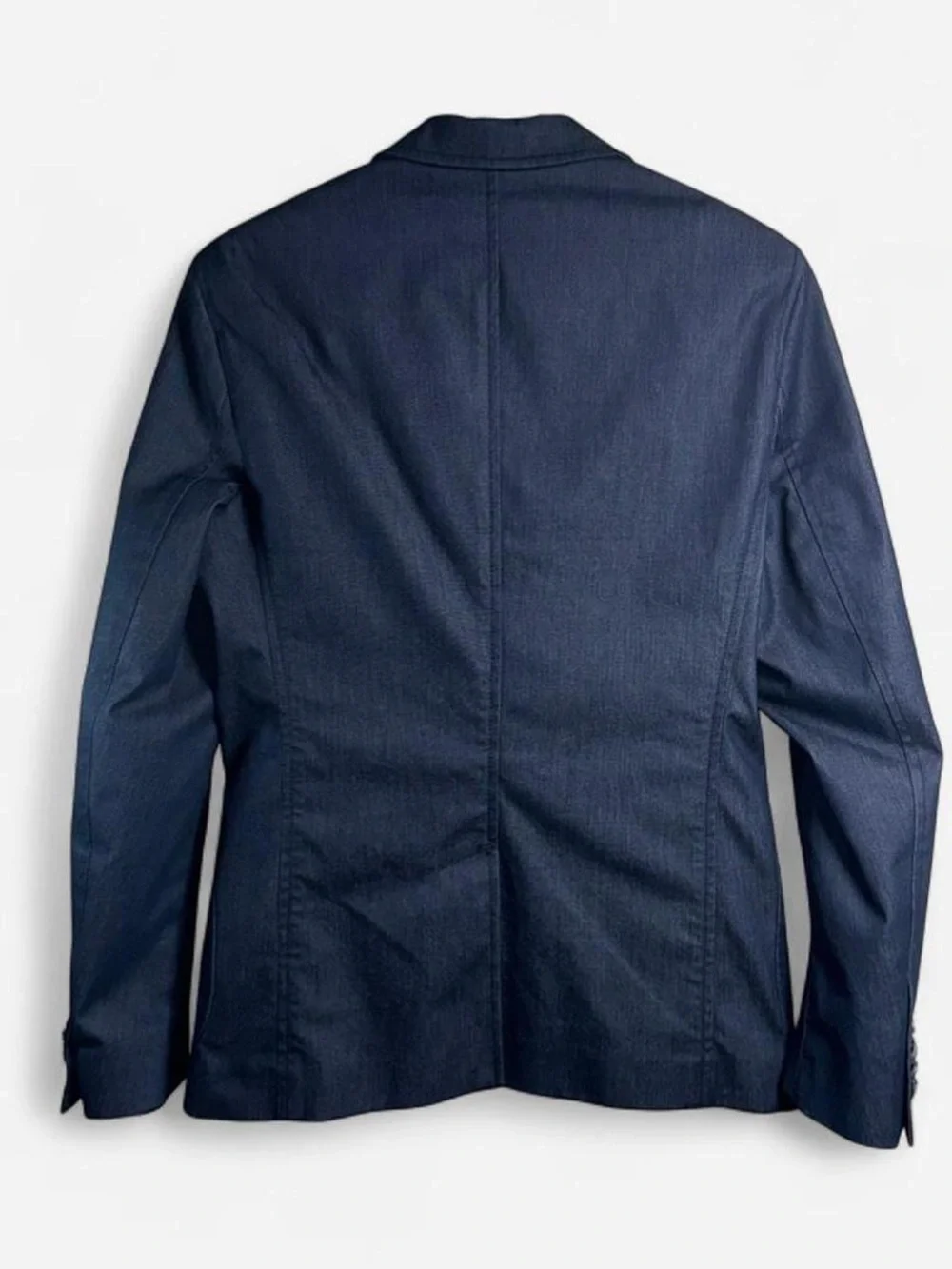 Zara Man Blue Tailored Casual Blazer Sport Coat Jacket Size 46